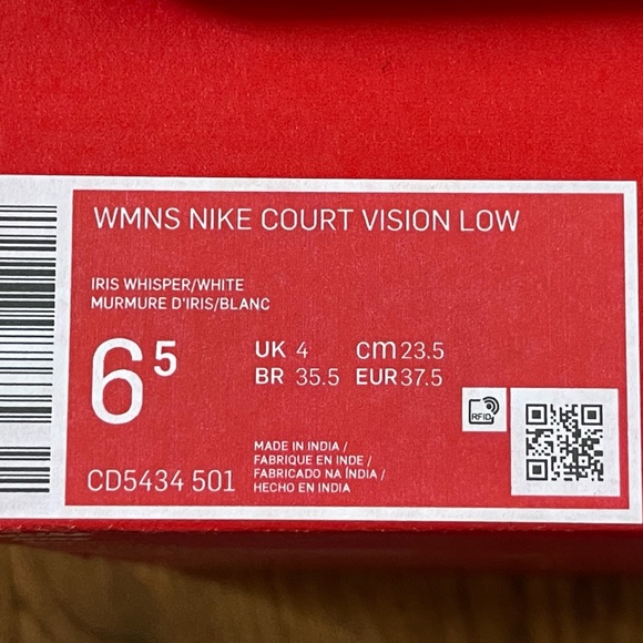 Nike Womens Court Vision Low - Picture 3 of 8